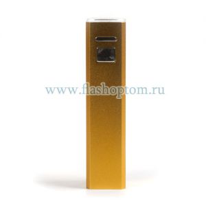 Внешний аккумулятор PB004 2200 mAh золото ― www.usbdevices.ru