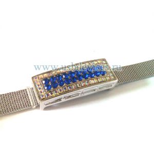 USB-накопитель "Браслет" 8Гб синий ― www.usbdevices.ru