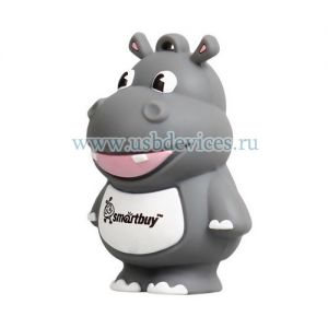Флешка "Бегемот" 32Гб серый ― www.usbdevices.ru