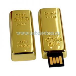 Флешка "Золотой слиток" 32Гб ― www.usbdevices.ru
